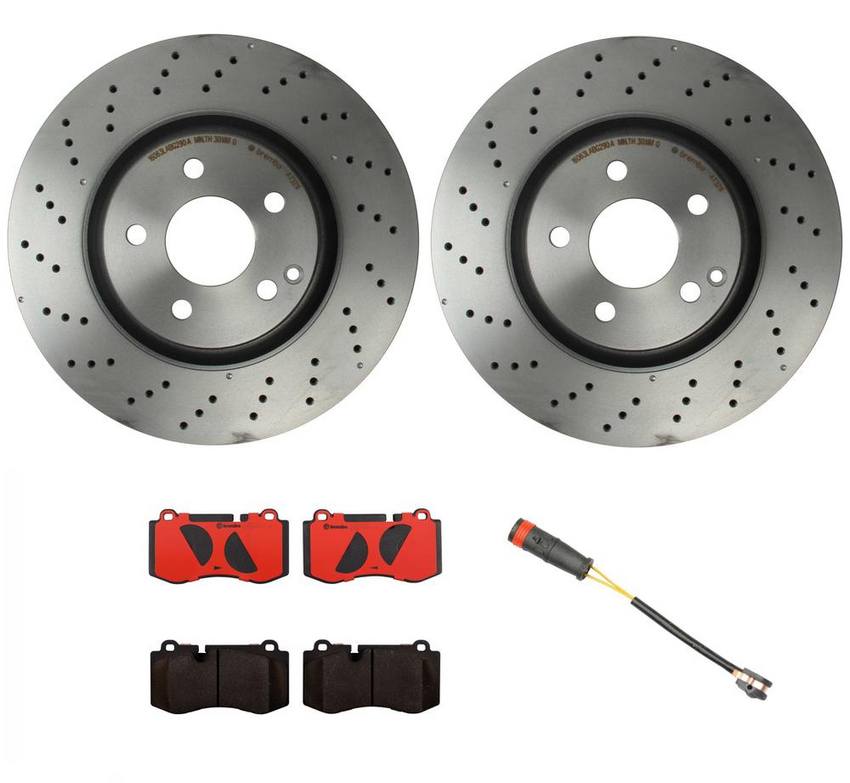 Brembo Brake Pads and Rotors Kit - Front (335mm) (Ceramic)